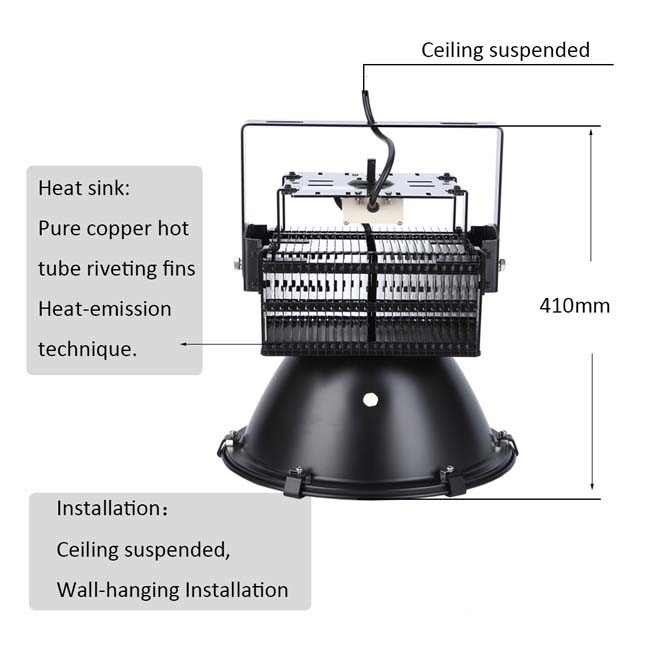 IP65 Waterproof Commercial High Bay Lighting 300W Cool White For Golf Courses