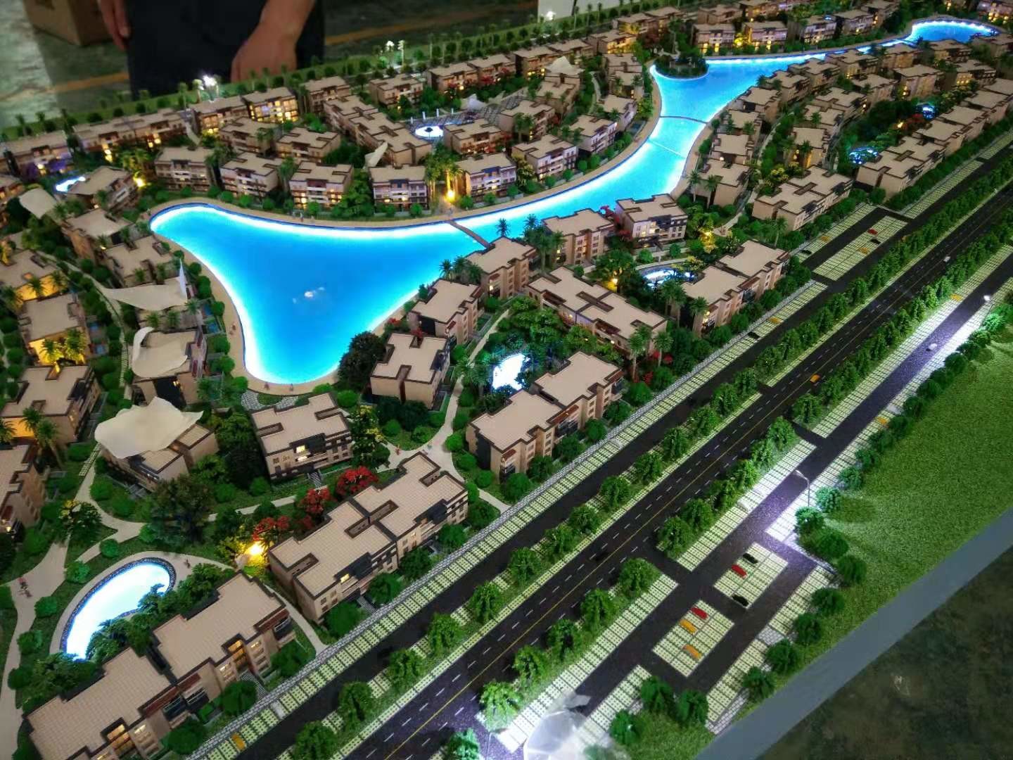 Commercial Laser Cut 3D Models , Real Estate Display Modern House Model