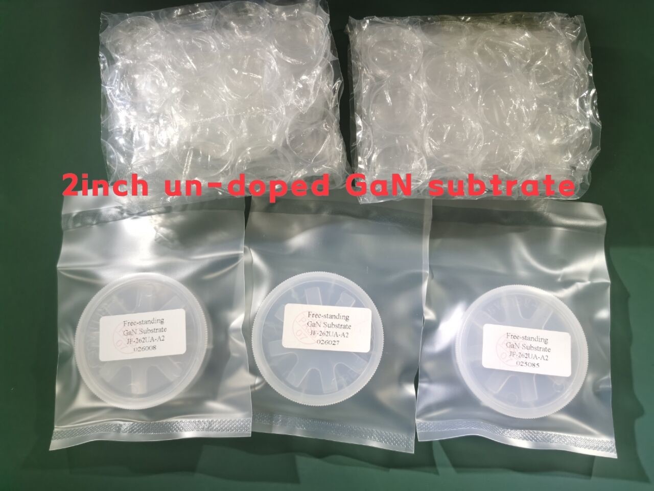 Free Standing GaN Substrates HVPE GaN Wafers Powder device GaN-On-Sapphire GaN-On-SiC