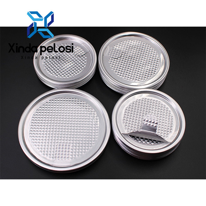 Can Foil Pans Aluminium Seal Easy Open End Aluminum Foil Peel-Off Lids