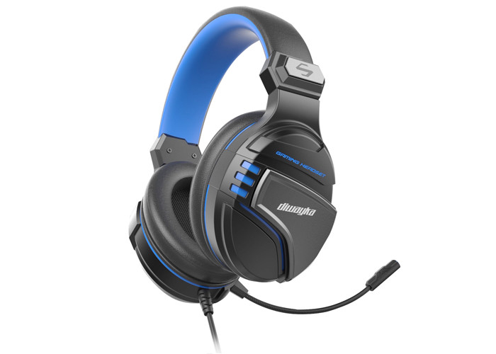 DL Multi Platform Gaming Headset , 40mm Black And Blue Gaming Headset