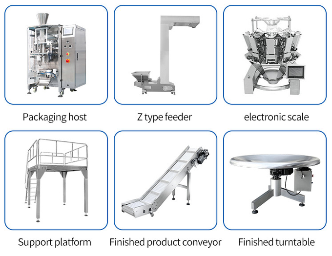 Mozzarella Cheese Candy Beef Jerky Garlic Granule Packaging Machine Electric