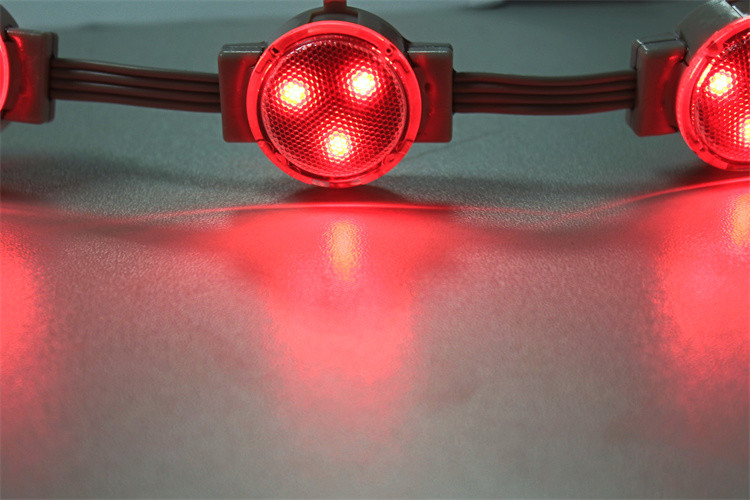 3535 RGB 30mm 12v Outdoor RGB LED Point Lights LED Amusement Light