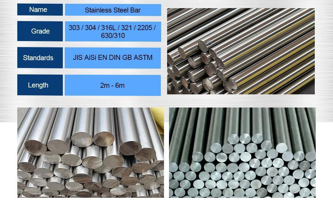 304 201 Stainless Steel Bars \Stainless Steel Rod Can Be Cut to Any Length\Shipbuilding Materials\Stainless Steel Hexagonal Bar\Building Stainless Steel