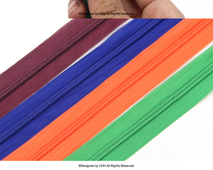 China Zipper Customized zipper with logo Invisible Zip Binder for Pocket Teeth 25CM Invisible Zipper Tape