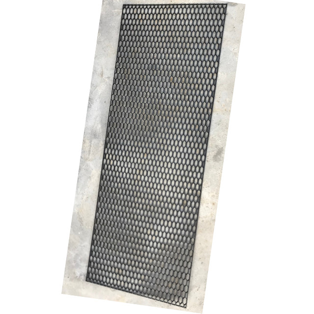 Non Slip PVC Weld Mesh Fire Retardant Good Friction 4mm X 6mm Mesh Eye Size Plastic Coated Mesh
