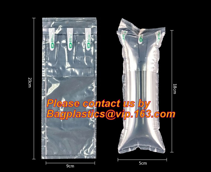 Plastic wrap air bag colume double layer bubble courier bag poly bubble bag for promotion, Shockproof Safety Air Cushion