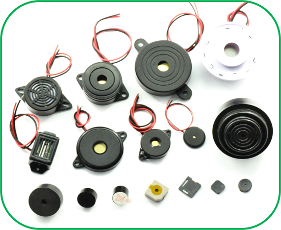100dB 105dB Diameter 42mm Wire Active Car alarm Buzzer , continuant tone pluse tone buzzer