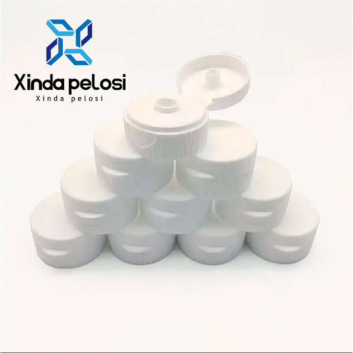 Hot Sale Accept Custom White Flip Top Caps Plastic PP Material Squeeze Bottle Flip Cap