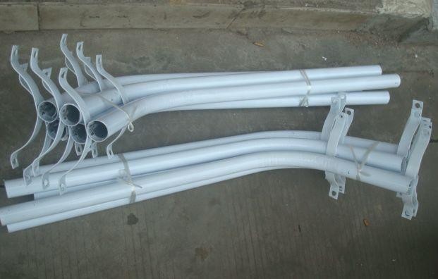 ODM Hot Dip Galvanization Street Light Poles , Commercial Light Poles