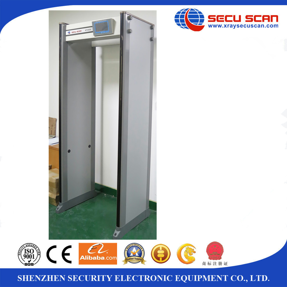 IP67 Waterproof walk through security gate , airport metal detector Door with 33 detecting zones