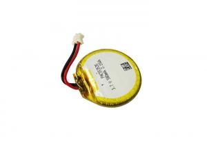 Buy cheap Round Rechargeable Battery 553535 580mAh 3.7v , Smart Watch Battery Lightweight product