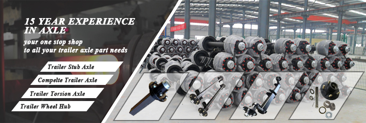 3500lb Max Payload Boat Trailer Axles And Hubs Made Of Durable Carbon Steel Material