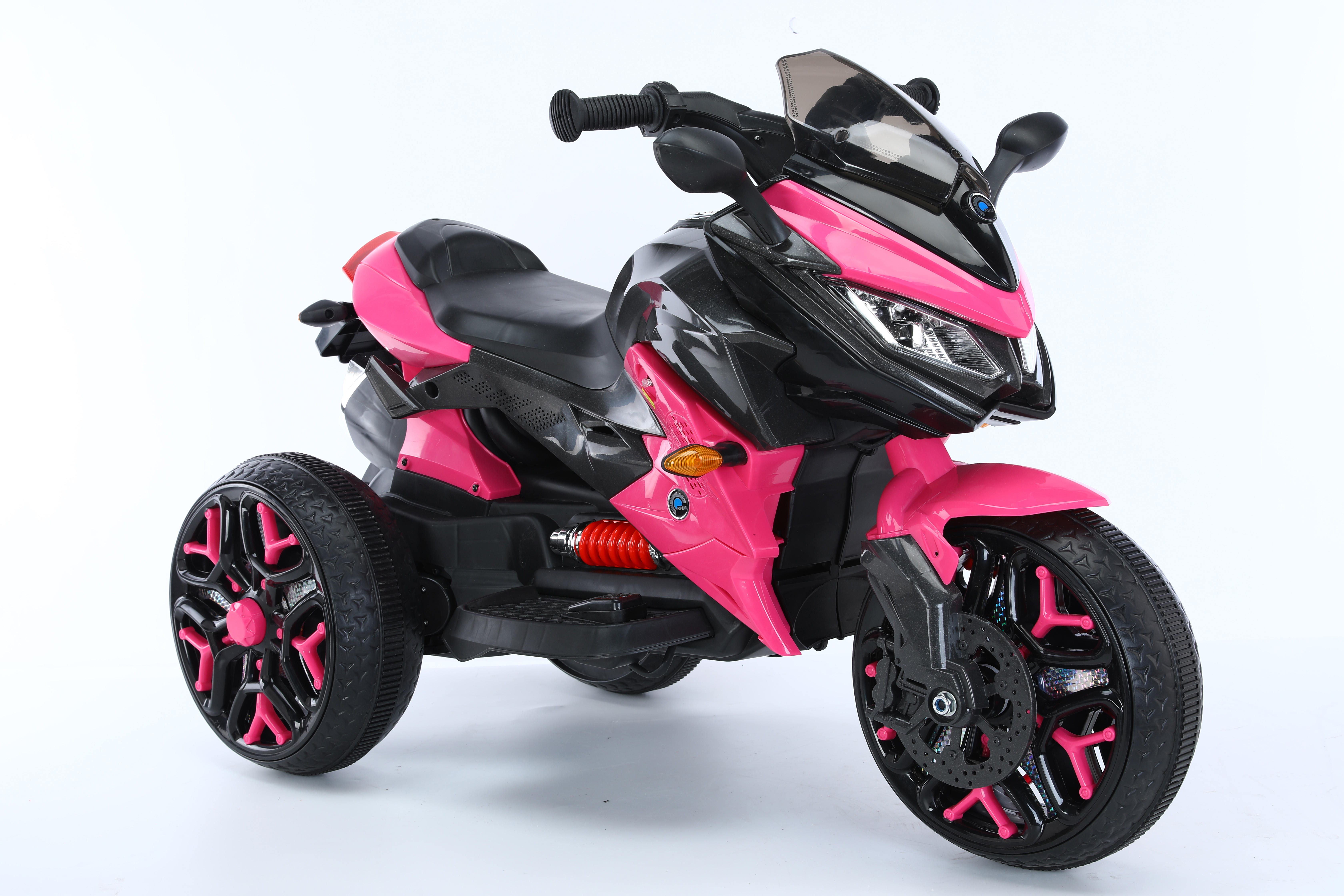 Enlarged Seat Ride On Car with Subwoofer Music Lighting Electric Kids 12V Motorcycle