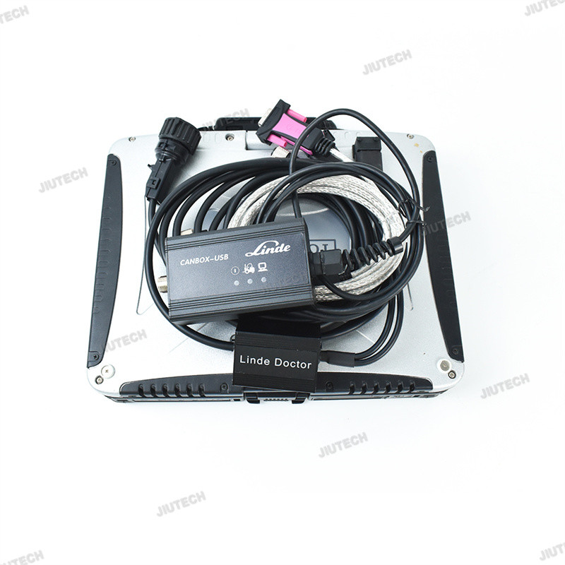 Forklift LINDE LSG Truck Diagnostic Tool for Linde Canbox Doctor Diagnostic scanner Pathfinder Software+CFC2 laptop