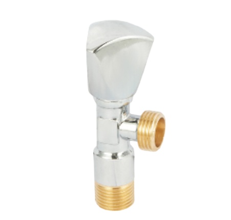 Manual Oem 1/2inch Brass Angle Valve With Zinc Alloy Handle