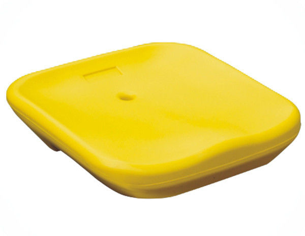 HDPE Yellow 2rows Swimming Stadium Bucket Seats Fixed By Bolts