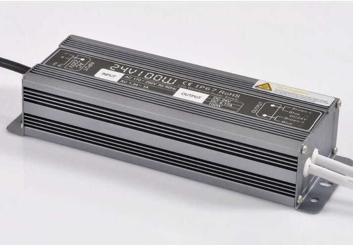 100 Watt Constant Voltage LED Driver 12v 24v / IP67 Led Power Supply Driver With CE