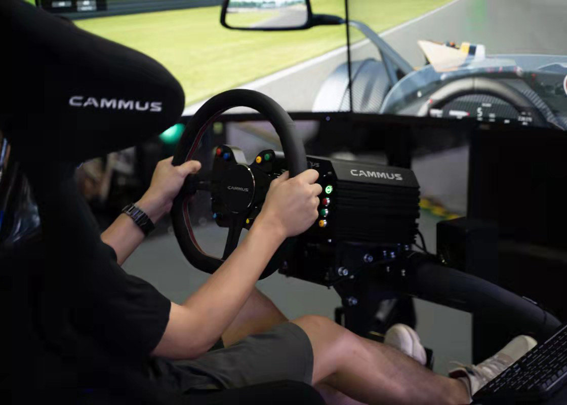 3 Screens Direct Drive Car Game Driving Simulator With Ergonomic Design