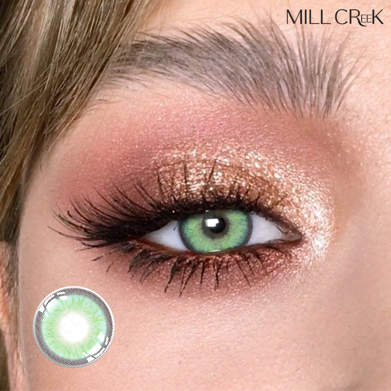 Natural Color hazel Himalaya Brown Colored Contacts 1 Year For Big Eye