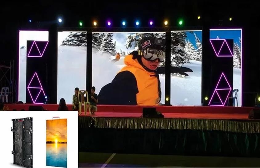 500x500mm P4.8mm Waterproof Led Video Wall Rental LED Screen For Event