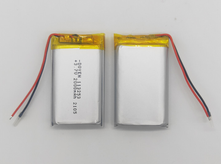 3.7 V Li Ion Rechargeable Battery Pack 1000mah NCM