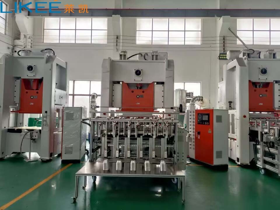 130 Ton Press Capacity Automatic Aluminum Foil Pot Making Machine with Siemens Motor
