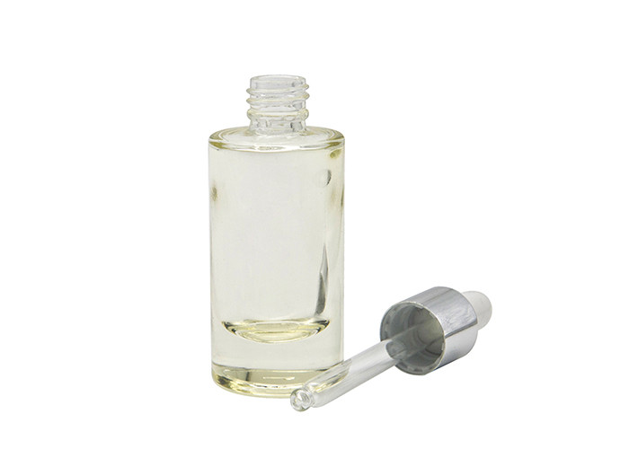 Aluminum Cap 50ml Amber Essential Oil Bottle With Dropper