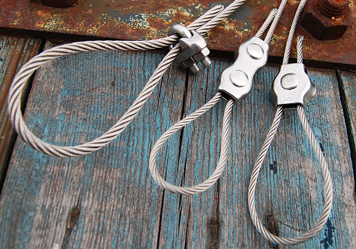 Simplex SS304 Wire Rope Fastening Clip in Silvery for Rigging Hardware