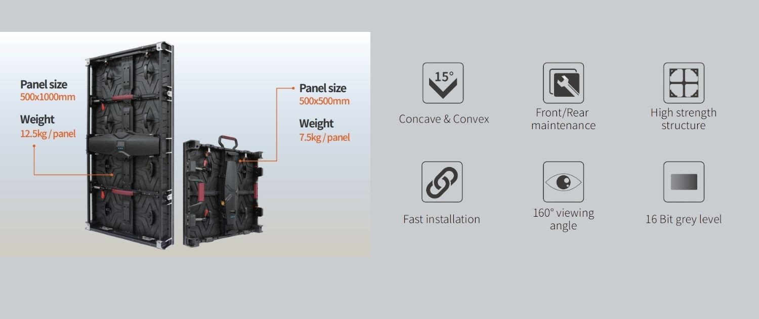 Concert Led Screen Rental Indoor P3.91 P4.81 P5.95 P6.25 Customized Led Screen Rental Prices