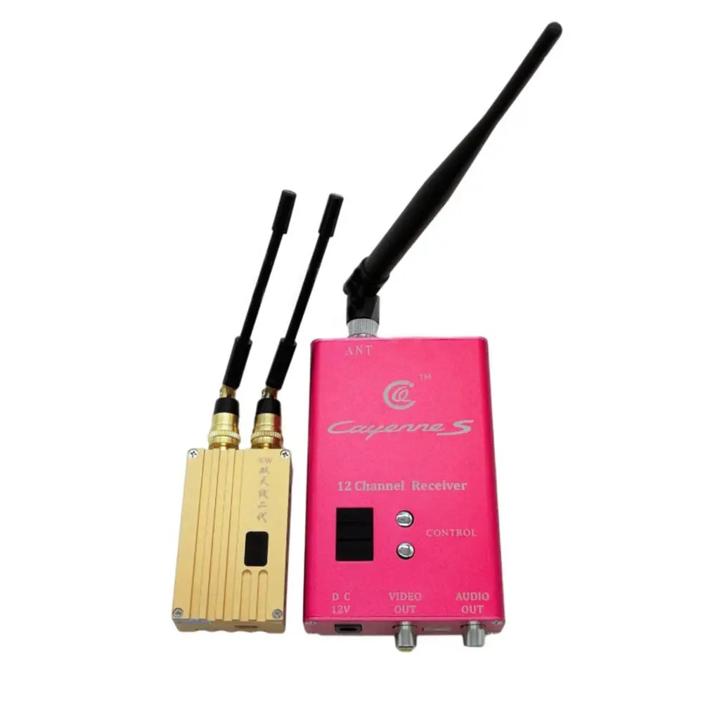 1.2Ghz 8W Drone Video Link Dula Antennas Long Range Video Transmission