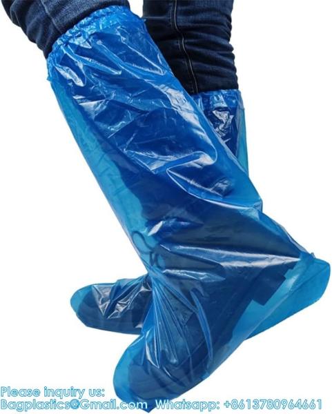 Boot And Shoe Covers 19 Inch Tall Extra Large Durable Water/Skid Resistant Long