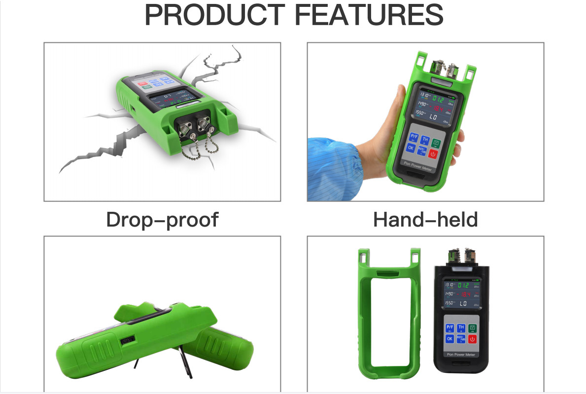 FTTH Fiber Optic Tools 3 Wavelengths 1310 1490 1550nm Compact PON Power Meter