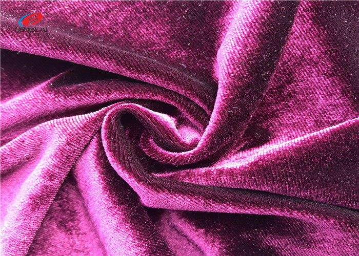 200 GSM 93 Polyester 7 Spandex Upholstery Soft Velvet Velboa For Dress Toys Blanket
