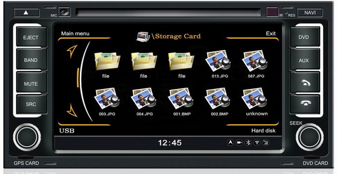 Ouchuangbo automobile dvd radoio stereo VW Touareg 2003-2010 S100 plataform support 3 zone
