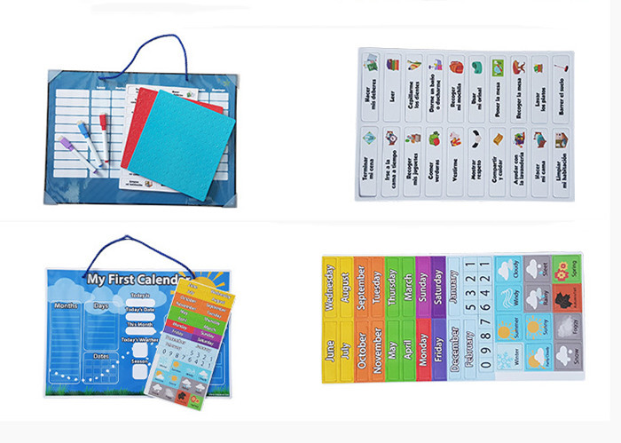 16 x 12 inches Interactive Magnetic Reward Chart with Dry Erase Board Customizable Design