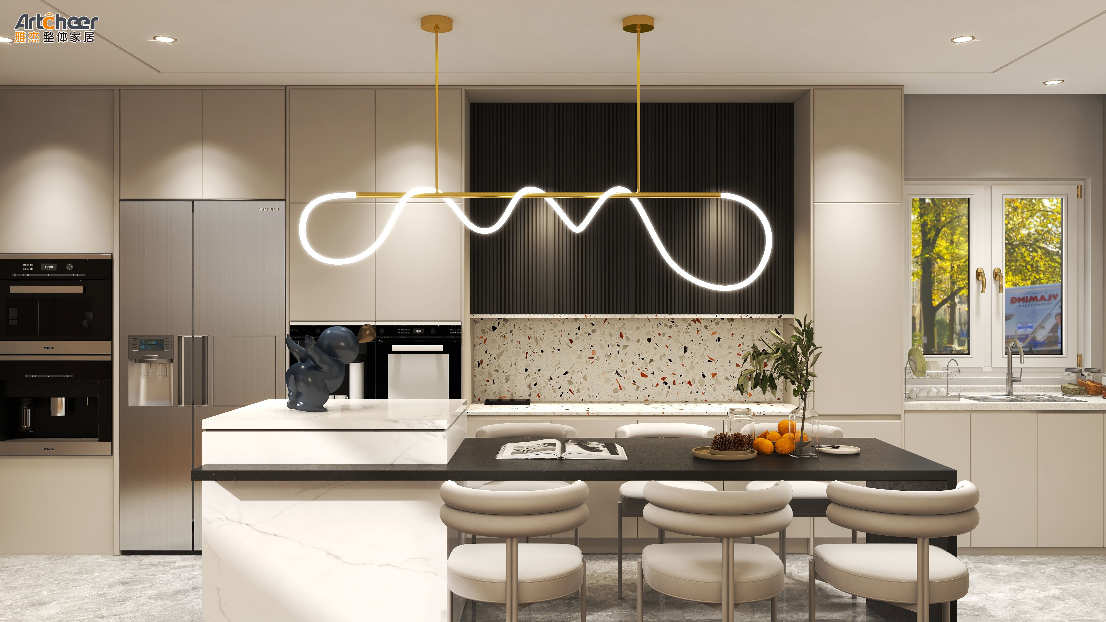 Customized Size Kitchen Furniture Modern and Luxurious High Gloss Base Cabinet for Home