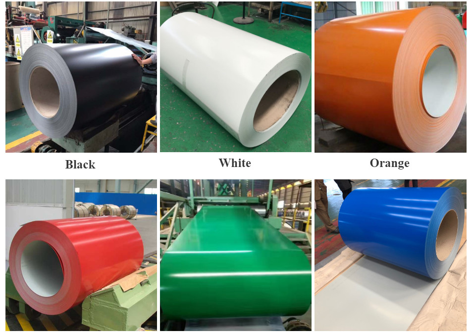 Zero Spangle Surface Structure Color Coated Steel Coil With 1000-1500mm Outer Diameter