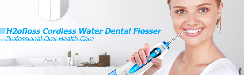 Multimode Cordless Water Flosser For Teeth IPX7 Waterproof Professional