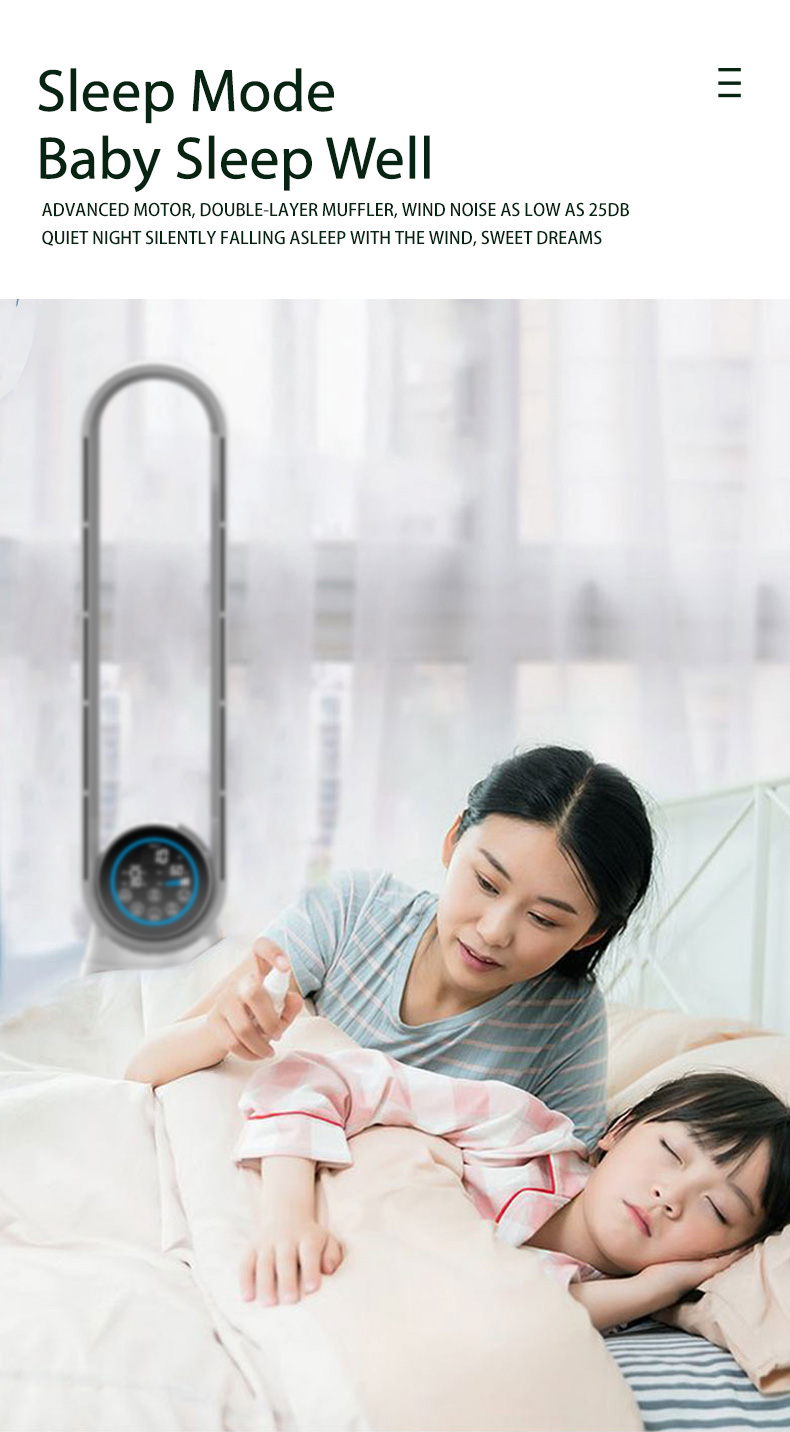 Homefish Luftreiniger Household Air Purifier With Bladeless Purification Fan OEM