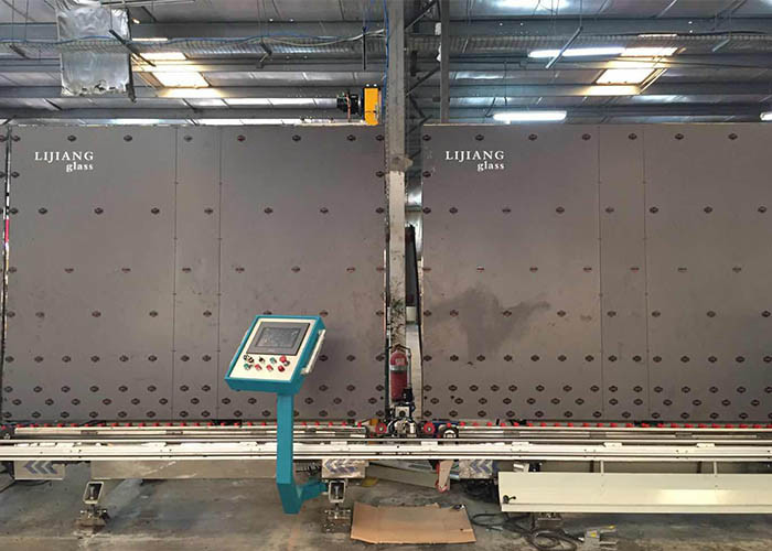 Electric Double Glazing Glass Machine / Automatic Vertical Double Glazing Sealing Robot