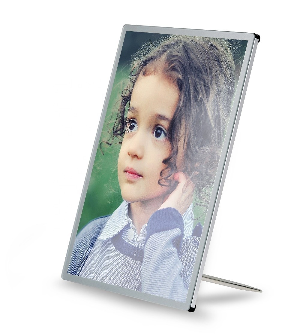 Edgelit Backlit Magnetic Light Box Single Sided Rectangle Shape