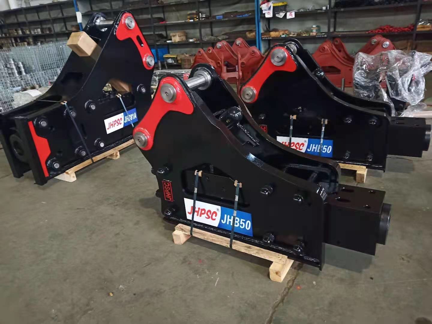 60HRC Crawler Excavator Hydraulic Hammer For Cement Pavement Broken