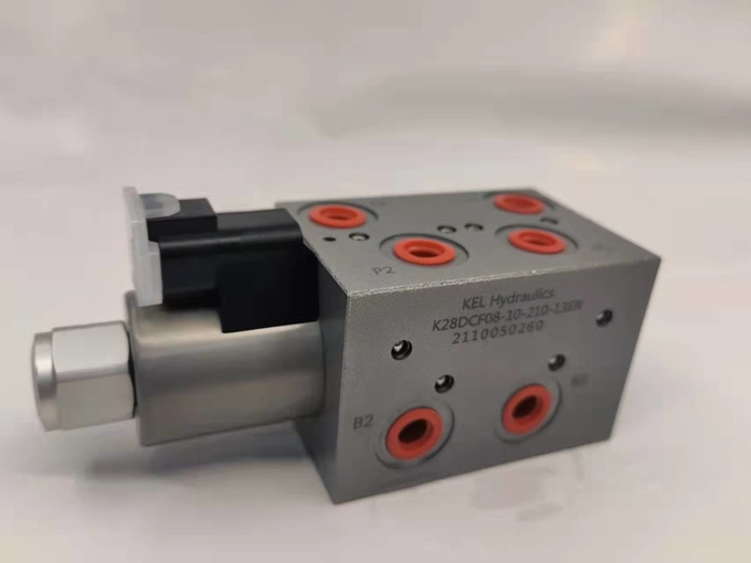 21MPa Customized Hydraulic Solenoid Valve 8 Way 2 Position 210bar Pressure