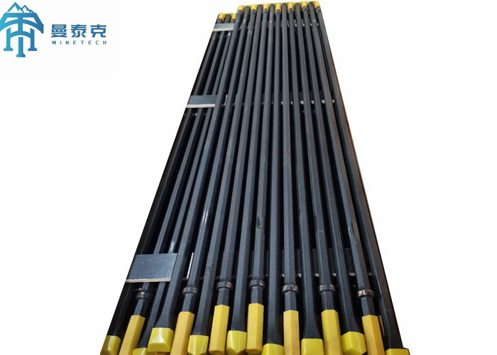 Hexagonal 34mm H22 Integral Drill Rod For Quarry Tunnel Mining