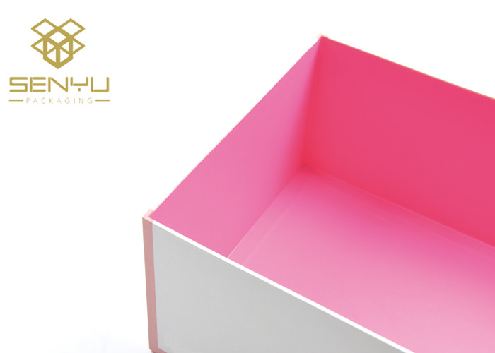 Recycled Cardboard Porcelain Kraft Paper Packaging Box With Lid Clear Window