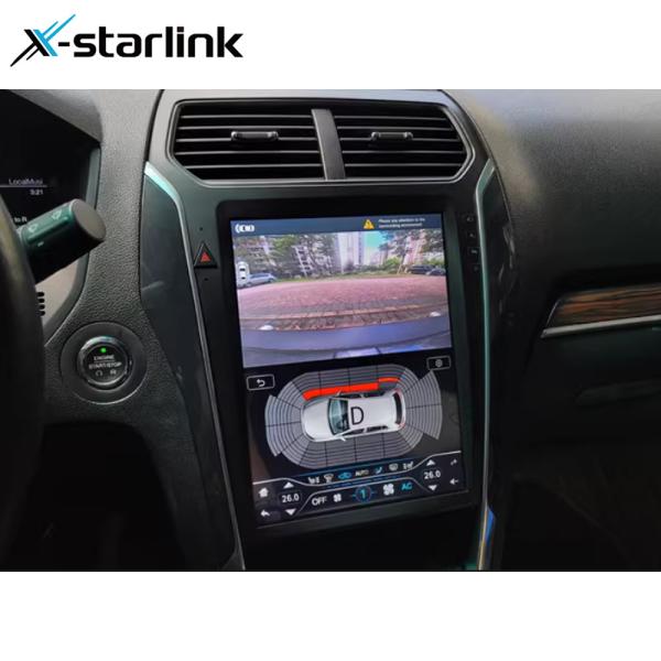 Android 12 Car Video 12.1 Inch Vertical Screen Navigation Carplay For Ford Explorer
