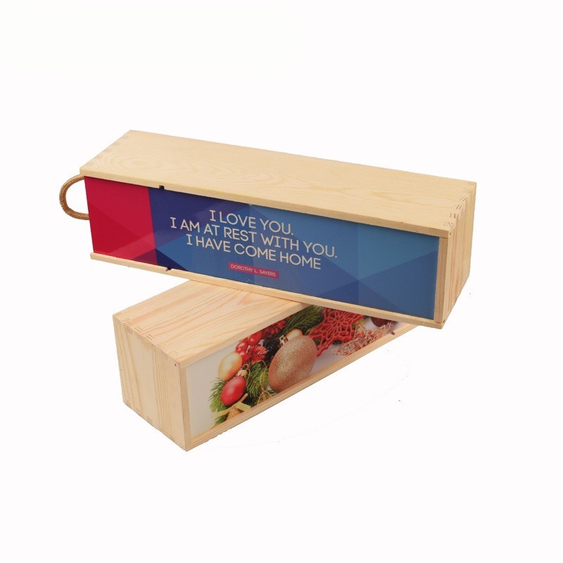Creative DIY Sublimation Blanks Heat Transfer Printing Wood Sublimation Wine Box