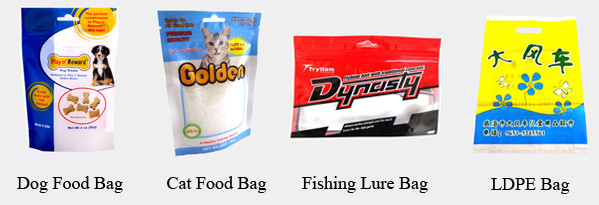 Food Packaging Heat Seal Aluminum Foil Zipper Tear Notch Packing Stand Up Pouch