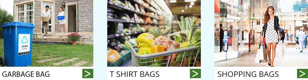 OEM/ODM Accepted Printed Compostable Die Cut Plastic Trash Bags EN13432 BPI OK Home ASTM D6400 Certified